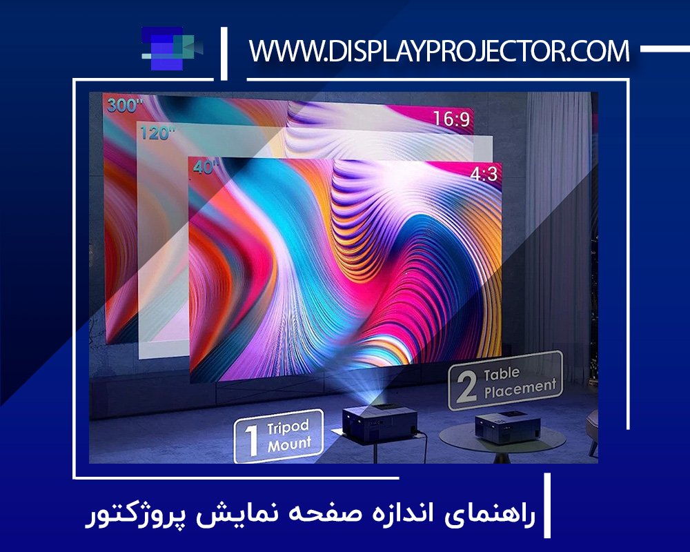 بهترین اندازه صفحه نمایش پروژکتور چیست؟